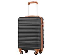 COOLIFE 55×35×20 Cabin Suitcase, Ryanair Cabin Bag with ABS Hard Shell, Lightweight Carry On Suitcase Included TSA Lock & 4 Spinner Wheels,Suitable for Ryanair, Easyjet, Paid Hand Luggage Carry-Ons