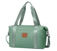 COOLIFE Cabin Bag 40×20×25cm for Ryanair Airlines, Travel Duffel Bag with Trolley Sleeve, Weekend Bags for Women (Dark Green)