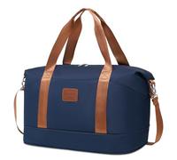 COOLIFE Cabin Bag 45×36×20cm for Easyjet Airlines, Travel Duffel Bag with Trolley Sleeve, Travel Holdall Carry-on Hand Luggage, Weekend Bags for Women (Blue)