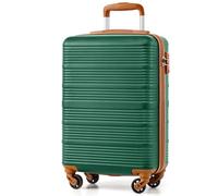 COOLIFE Cabin Suitcase, 55×35×20cm Cabin Luggage for Ryanair & Easyjet Hand Luggage with 4x360° Spinner Wheels, Adjustable Telescopic Handle & TSA Lock | Lightweight Carry On Suitcase