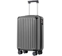 COOLIFE Cabin Suitcase 55X35X20cm for Ryanair & EasyJet, ABS Hard Shell Lightweight, 4 Dual-Spinners Wheels & TSA Lock - for Europe, Business, Study Abroad, Cruise | Carry On Suitcase