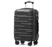 COOLIFE Carry on Suitcase 20 inch, EasyJet Cabin Luggage with TSA Lock,56cm | Lightweight & robust ABS Hardshell, 360° spinner wheels, YKK-zipper, anti-collision corners, fit for air travel, short trips