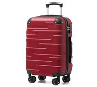 COOLIFE Carry on Suitcase 20 inch, EasyJet Cabin Luggage with TSA Lock,56cm | Lightweight & robust ABS Hardshell, 360° spinner wheels, YKK-zipper, anti-collision corners, fit for air travel, short trips