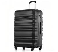 COOLIFE Large Suitcase 28 Inch, Extra Large Hardshell Checked Luggage with TSA Lock, Smooth Wheels, Durable ABS+PC Travel Suitcase for International Flights Overseas Journey（Black）