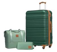 COOLIFE Suitcase Large, 28-Inch Luggage Sets 3 Piece Suitcase Set ABS Hard Shell, Luggage High Capacity with Expandable Travel Duffels Bag & Toiletry Bag Included TSA Lock and Spinner Wheel for Travel