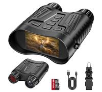 Coolifepro Night Vision Goggles, 4K 36MP 2600mAh Rechargeable 8X Digital Infrared Night Vision Binoculars with 3.2" TFT LCD Night Vision Scope Viewing Range up to 984ft/300m (with 32GB Card）