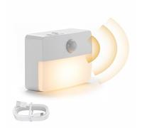 Coolilumi Motion Sensor Light Indoor with Magnetic Mount, Rechargeable Operated Closet Lights, Wireless Stick on Anywhere Hallway Lamp,Portable Night Lamps for Hallway/Stair/Toilet/Under Cabinet