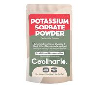 Coolinario Potassium Sorbate (56 g) Food Grade Preservative for Wine Stabilization, Homemade Jams, Baked Goods, Cheese Making & Dried Snacks | Extends Freshness & Shelf Life | Easy to Use