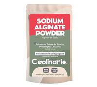 Coolinario Sodium Alginate Powder (56 g) Premium Thickener & Gelling Agent for Sauces, Desserts & Molecular Gastronomy | Ideal for Spherification & Texture Enhancement | Food Grade