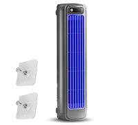 Cooling Ace, Air Conditioner Fan, Cool Ac, Portable Cooler with 3 Speeds Led Display, Usb Charging Fan for Office, Bedroom, Kitchen (Grey)