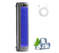 Cooling Ace, Portable Air Conditioner,Mini Air Conditioning Unit Quiet Cooling Fan with 3 Speeds & LED Touch Screen, USB charging,Small Desktop Tower Fan for Home, Office, Room,Travel (Grey)