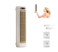 Cooling Ace Portable Air Cooler, Portable Air Conditioner, Quiet Cooling Fan, USB Charging Tower Fan, 3 Speeds, for Bedroom, Office, Kitchen (Beige)