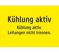Cooling Active - Cooling Active Do Not Separate - Sticker A2: 594 x 420 mm - Without Graphics, Only Text