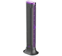 Cooling Air Conditioner - 37cm Vertical Tower Fan, upgraded usb rechargeable desk cooler | Premium Shockproof Matte Finish Abs Pc Unit 500g, Portable Airflow Circulation Device for Bedroom Office