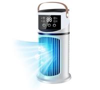 Cooling Air Conditioning Fan - Portable Air Conditioner, Evaporative Cooler, Quiet Evaporative Humidifier, Desktop Cooling Fan, Personal Cool Blower For Room Desktop Car