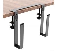 Cooling and charging laptop storage rack with sturdy aluminum alloy build, punch installation, designed for bedrooms, classrooms, and study rooms (black-1)