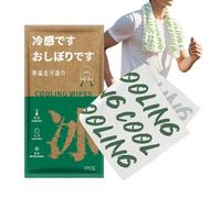 Cooling And Sweat-Removing Wipes, Cooling Body Wipes, Travel Cleansing Towels, Widely Applicable, Convenient To Carry, 65cm, For Hiking Cycling Picnic And Hot Summer Days