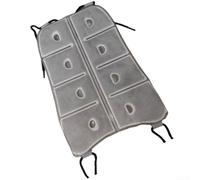 Cooling Backpack Pad with PCM &, Portable Outdoor Cooling Vest for Hiking Camping, Adjustable Summer Heat Relief Barrier Insert, Blue 32x24cm(Black)
