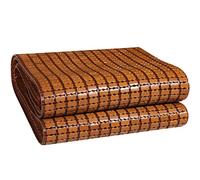 Cooling Bamboo Mattress Pad - Foldable Summer Sleep Mat for Dorm Bedroom Living Room - Smooth Comfort 180x220cm (79x87in) - Ideal for Students and Hot Weather