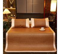 Cooling Bamboo Mattress Pad - Traditional Chinese Foldable Design Breathable Rattan Bed Pad Portable Twin/Full/Queen Size Ultimate Summer Comfort & Sleep ty