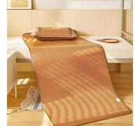 Cooling Bamboo Mattress Topper Breathable & Eco Friendly Bed Mat 190x80 cm Comfortable Sleep Solution Ideal for Hot Summer Nights Hypoallergenic & Soft