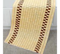 Cooling Bamboo Mattress Topper - Foldable & Breathable Summer Sleep Mat for Bed, Couch, Floor & Chair - Soft Air-Conditioning Cushion for Ultimate Comfort