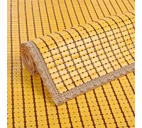 Cooling Bamboo Sleeping Mat - Anti-Slip Air Conditioning Pad, Breathable Seat Cushion Topper for Bed, Sofa, Chair, or Car Seat - Customizable Size 40x40cm