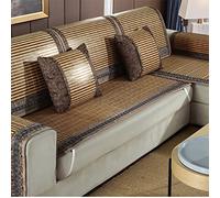 Cooling Bamboo Sofa Mat NonSlip Summer Cushion for Home Office Kitchen & Living Room Universal Couch Cover D70 x 120 cm Breathable & Comfortable Design