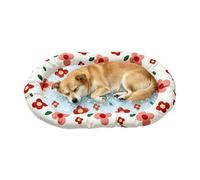Cooling Bed for Dogs - Waterproof Floral Gel Portable Sofa - Pet Cooling Mat,for Home Living Room Bedroom Dog Bed Senior Puppy Cat Summer Hot Night Sleep