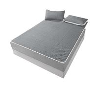 Cooling Bed Mat for Summer - Breathable Silk Sleep Pad 70.87x78.74 Inches | Cool Touch Mattress Cover for Hot Weather, Lightweight Summer Sleeping Mat for Bedroom, Dorm, or Student Use