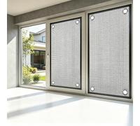 Cooling Blackout Window Film Aluminum Foil Thermal Insulation Cover | Anti-UV, Heat Blocker, Suction Cups, Reusable, Kitchen Skylight(30x50 cm (12x20 in))