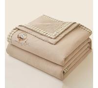 Cooling Blanket 100% Cotton Ultra Soft Moisture Wicking Breathable Machine Washable for Night Sweats, Heat Dissipation, Comfortable Design 200x230cm