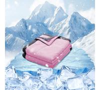 Cooling Blanket, 2025 Upgraded Double-Sided Ice Silk Cooling Blanket King Size for Night Sweats With Q-Max 0.5 & Arc-Chill 3.0 Cool Fiber, Summer Quilt Large Travel Cool Blanket for Sleeping