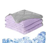 Cooling Blanket, Breathable, Lightweight and Portable Against Night Sweats | Summer cold blankets suitable for couch, sofa, travel, indoor, home, bedroom and outdoor use