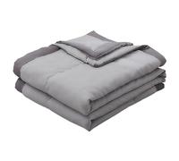 Cooling Blanket, Cooling Comforter Summer 79x87in Twin Quilt Grey Refreshing and Breathable Cooling Blanket Lightweight Double Sided Cold Effect Summer Quilt for Hot Sleepers and Night Sweats