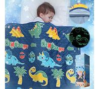 Cooling Blanket for Hot Sleepers,Glow in The Dark Dinosaur Blanket Girls Toys for 1-10 Year Old Boys Girls Gifts,Q-Max>0.4 Arc-Chill Cooling Fiber,Dino Soft Summer Blanket for Boys Girls,50x60In