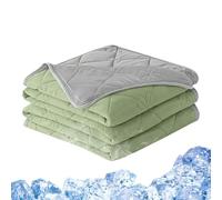 Cooling Blanket for Night Sweats, Double-Sided Cool Throw, Lightweight Breathable Summer Blanket, Soft Cooling Comforter for Hot Sleepers, Adults Kids, Bed, Sofa, Couch