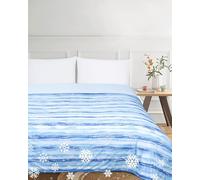 Cooling Blanket for Night Sweats , Summer Blanket Hot Sleeper Heat for Night Sleeping Bamboo Light Blue Tie Dyed Stripes Cool Japanese Q-MAX＞0.5 Double Camping Absorb Heat Soft for Bed Sofa 150×200CM