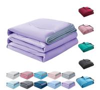 Cooling Blanket for Night Sweats UK, Summer Ice Cooling Bed Sheets Blankets King Size Double Bed Adult Single Skin Friendly Plain Cooler Quilt for Hot Sleepers Sweats All-Season Lightweight Ice Throws