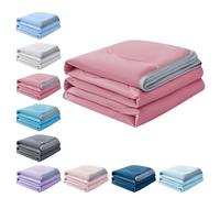 Cooling Blanket for Summer, Cooling Summer Comforter Blanket for Hot Sleepers Lightweight Quilted Night Sweats Relief Breathable & Soft All-Season Keep Cooling All Night Bed Sheets Bedding