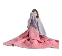 Cooling Blanket - Lightweight Breathable Summer Blanket for Night Sweats, Skin-Friendly Cooling Throw for Bed Couch Travel, Single/Double Bed Blankets for Hot Sleepers (A-Dusty Pink,180 * 200CM)