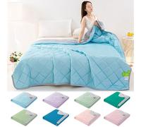 Cooling Blankets for Hot Sleeper，Summer Ice Cool Throw Blanket for Night Sweats， Breathable Lightweight Quilt for All Season，Comfort Soft Nap Blanket for Home Office Gifts for Women