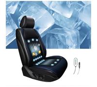Cooling Car Seat 12V-24V with 24 Turbo Fans, 3 Cooling Air Speeds, Car Seat Cooling Cover for Car SUV Truck Universal Fit,Blue-12V