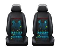 Cooling Car Seat Cover 12V-24V with 12 Turbo Fans, 3 Cooling Air Speeds Cooled Seats for Car for Cars,SUV,Sedans and Pick-up Trucks,Black