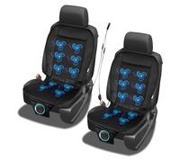Cooling Car Seat Cover, 12V Car Seat Cooling Pad Adjustable Temperature, Breathable Sweat Protector Cooling Seat Cushion, Cooling Car Seat Covers for Summer 2-Pack Integrated Cigarette Lighter