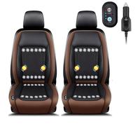 Cooling Car Seat Cover,Mesh-Hybrid Smooth Leather Covers Cooled,12v/24v Cooling Seat Cover For Cars,Breathable Sweat Protector Covers,For Car Suv Truck Rv,Best Gift Drivers(Color:2pcs Coffee (24 fans)