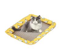 Cooling Cat Bed - Comfort Cooling Dog Bed | Pet Cushion for Summer Puppy Bunny Senior Patio Hot Backyard Play Hamster Living Room Offices Sleeping Home Crate House Outside