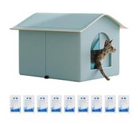 Cooling Cat Bed | Cool Shelter for Dogs Closed | Accessory for Warm Climate, Insulated Ice Shelter for Cats of All Sizes