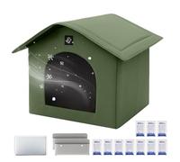 Cooling Cat House - Animal Shelter | Ventilated Insulated Cool Portable Pet Puppy Outdoor Cats Shelter with Absorbent Bags and Ice Pack for Yard Garden Travel