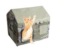 Cooling Cat House - Cooling Cat Cave | Insulated Enclosed Cave for All Seasons Indoor Balcony Backyard Garden Lawn Small Dogs Kittens